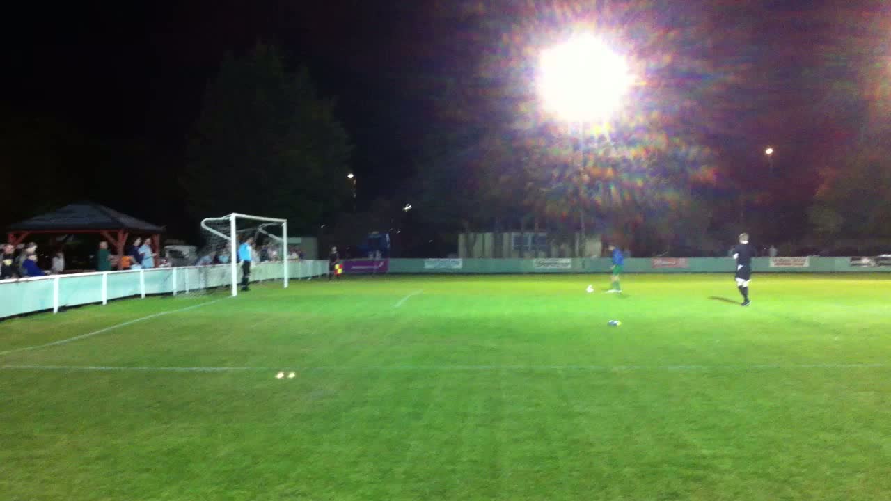 Ian Roper with a second chance to win it for Town, but he misses too