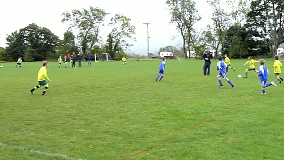 Kieran Greenway scores against Spennithorne & Harmby (9th Oct 2011)