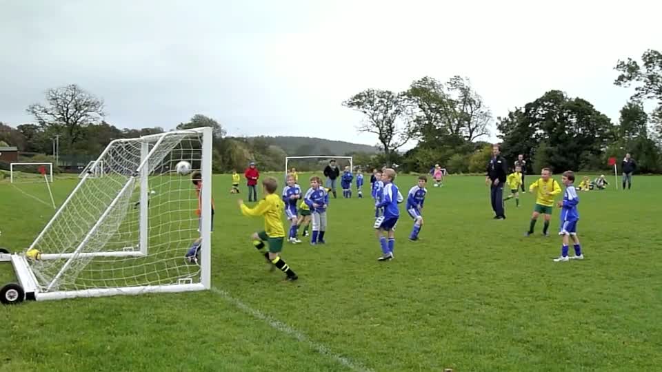 Theo Oakeley scores against Spennithorne & Harmby (9th Oct 2011)