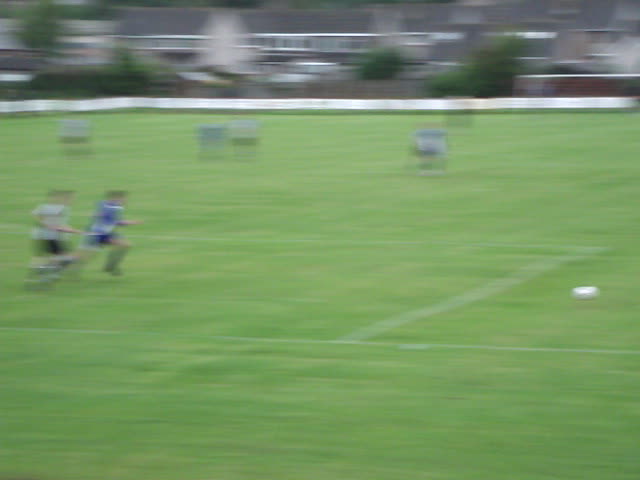 Heston hit the post