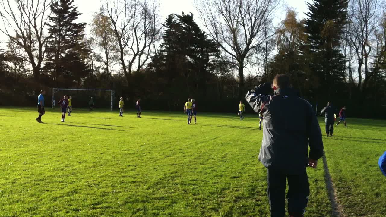 Action from match against Carryduff Colts 12.11.11