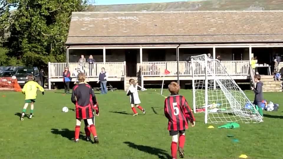 George Morris scores in the 7-0 friendly game win away to 2 Dales (16t
