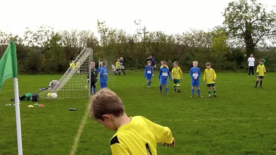 Luke Farrell scores in the 6-0 league game win at home to Catterick Ga