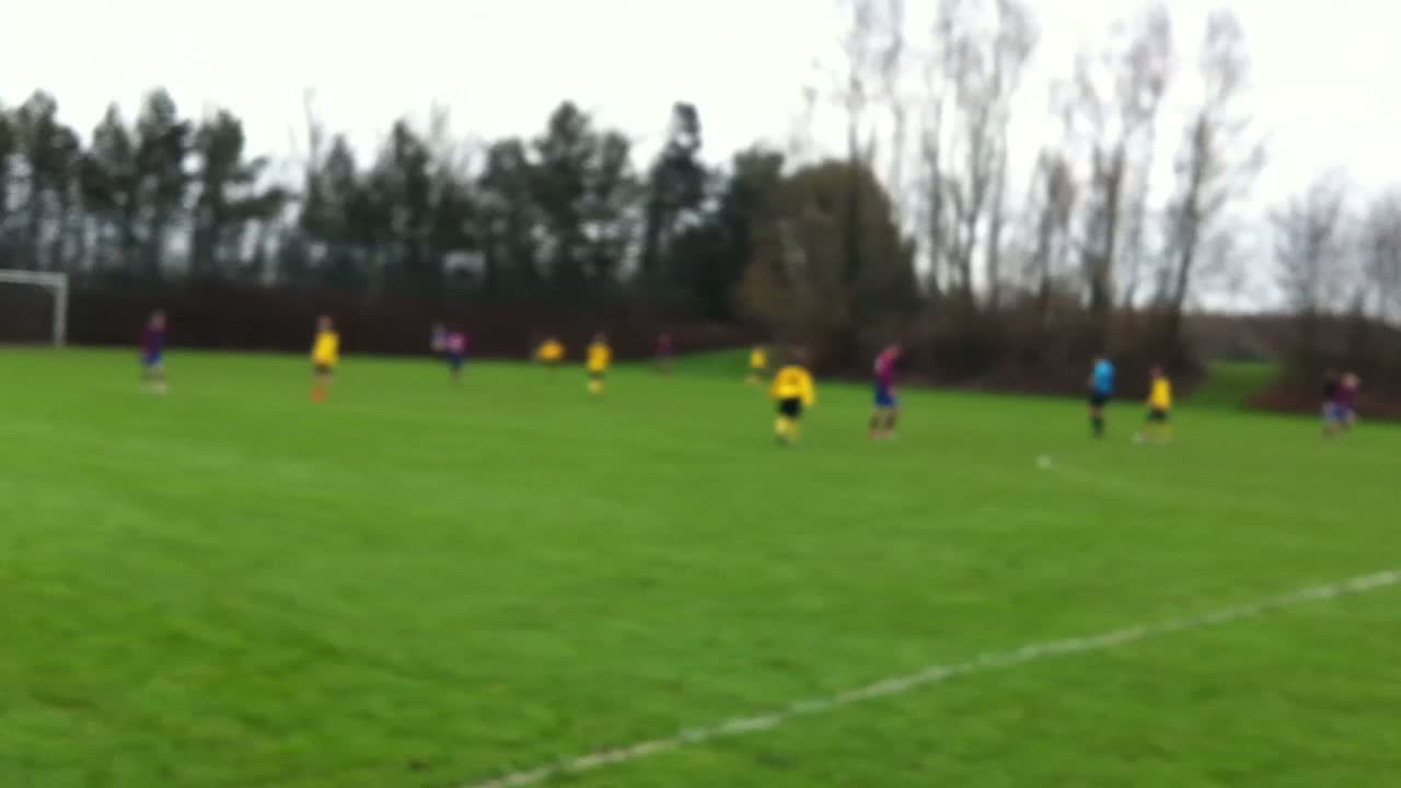 Action from match against Shankill Utd. 14.01.12