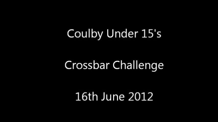 Under 15's Crossbar Challenge - 16th June 2012
